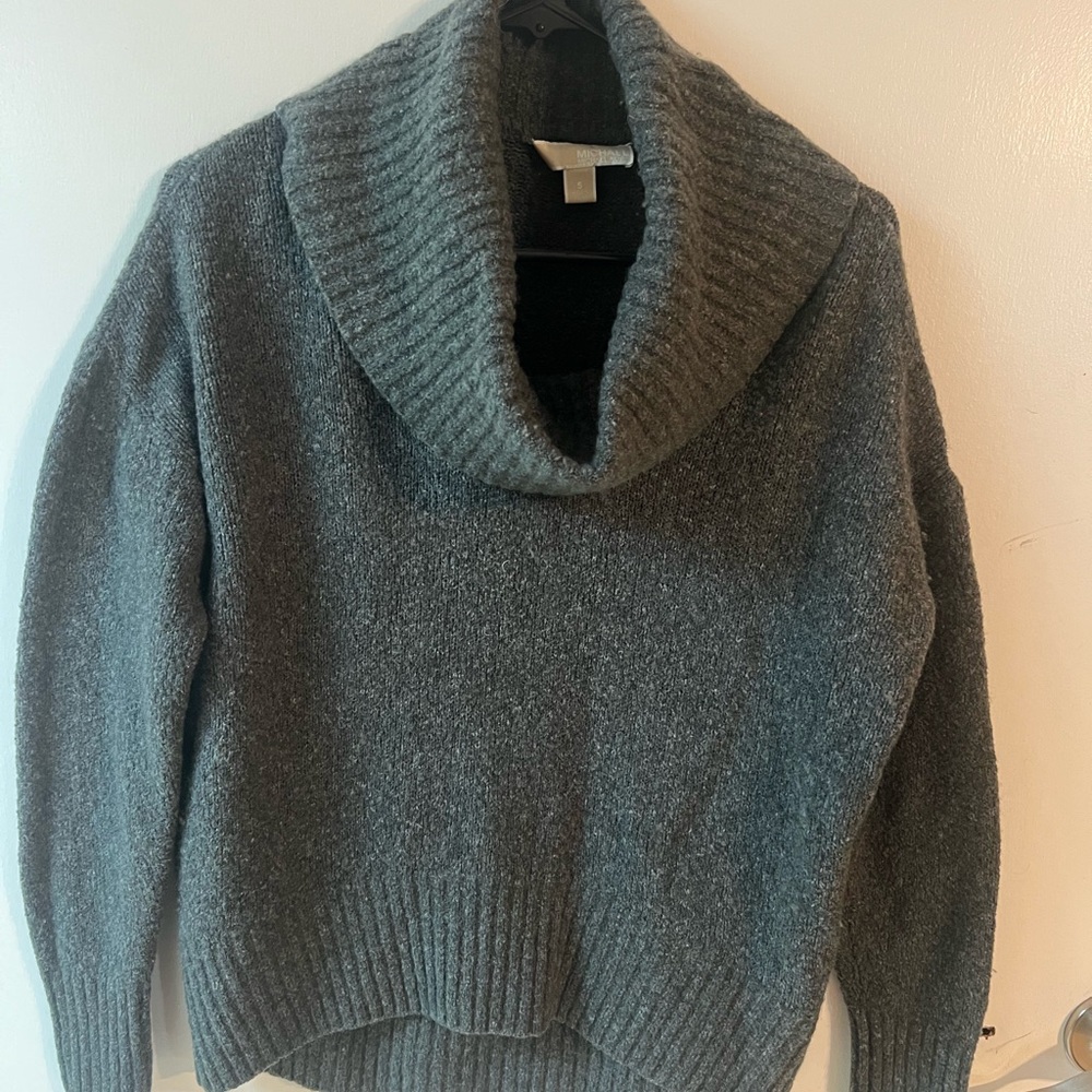Michael Kors Gray Cowl Neck Sweater